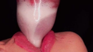 Shut-Up: Ava’s Hungry Mouth Devours Mark’s Load, Condom Busted, Swallowed Each Drop, Wild BJ